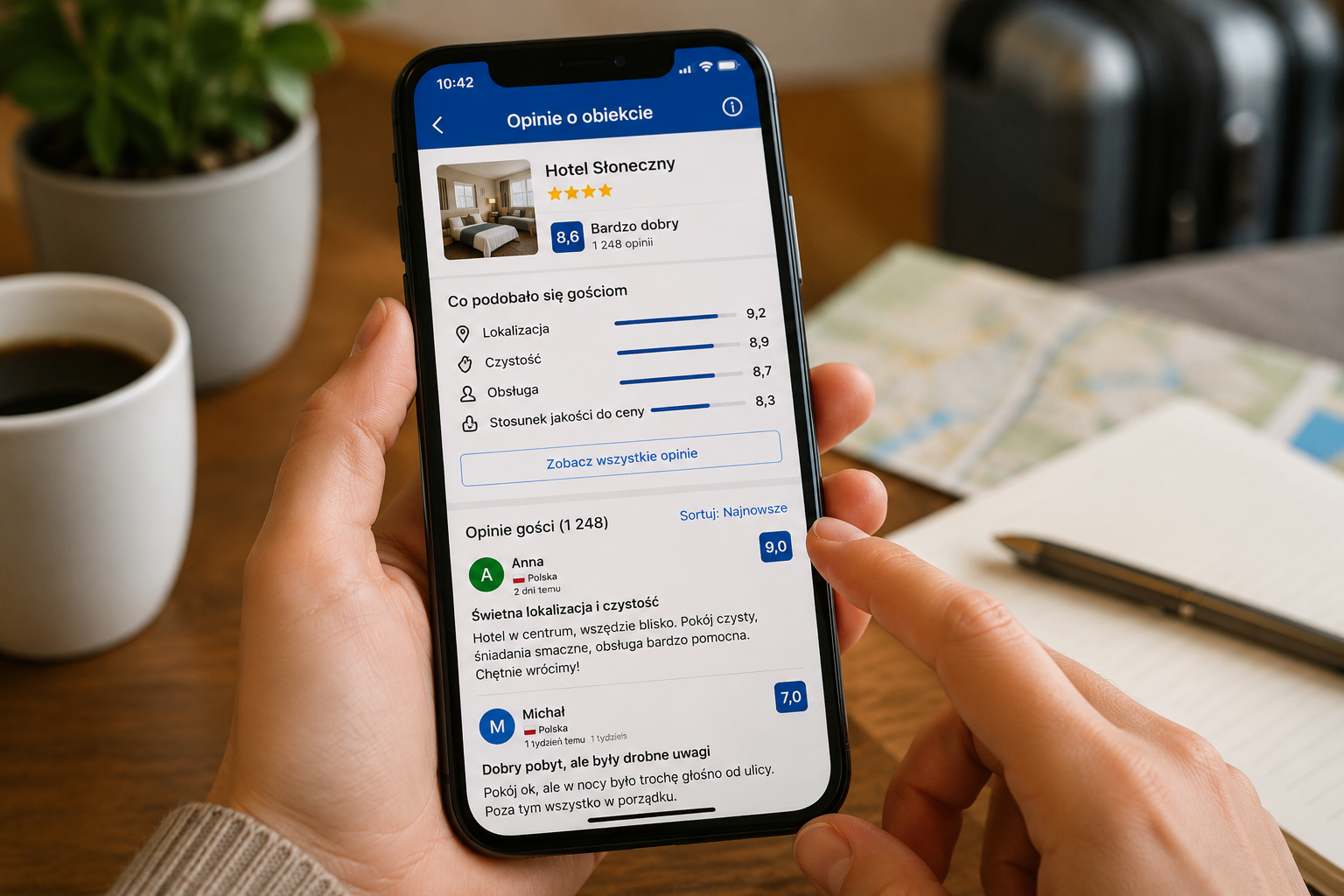 Booking.com rezerwacja noclegu z telefonu krok po kroku