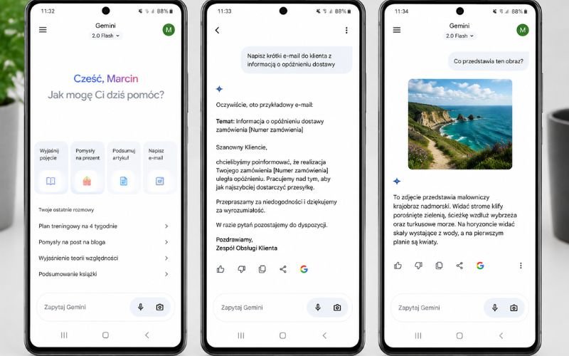 Google Gemini 10 sposobów na wykorzystanie AI na co dzień