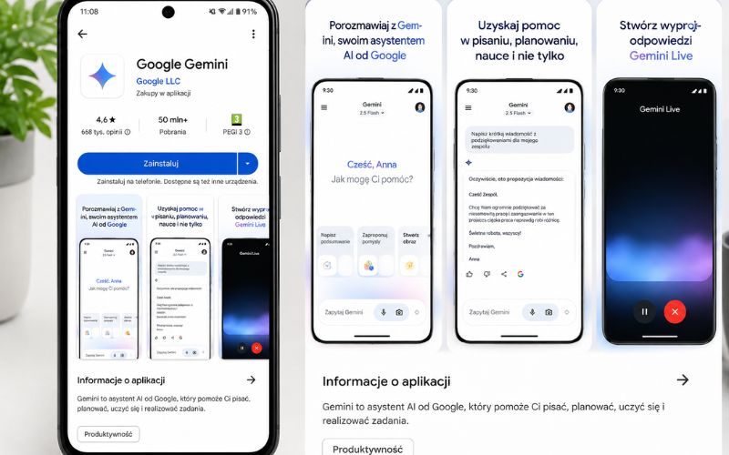 Google Gemini co można zrobić z tą aplikacją