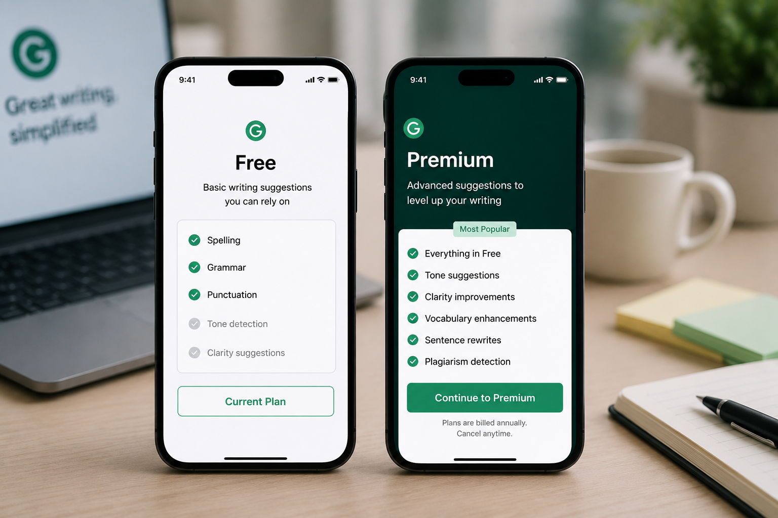 Grammarly inteligentny asystent do pisania na telefonie