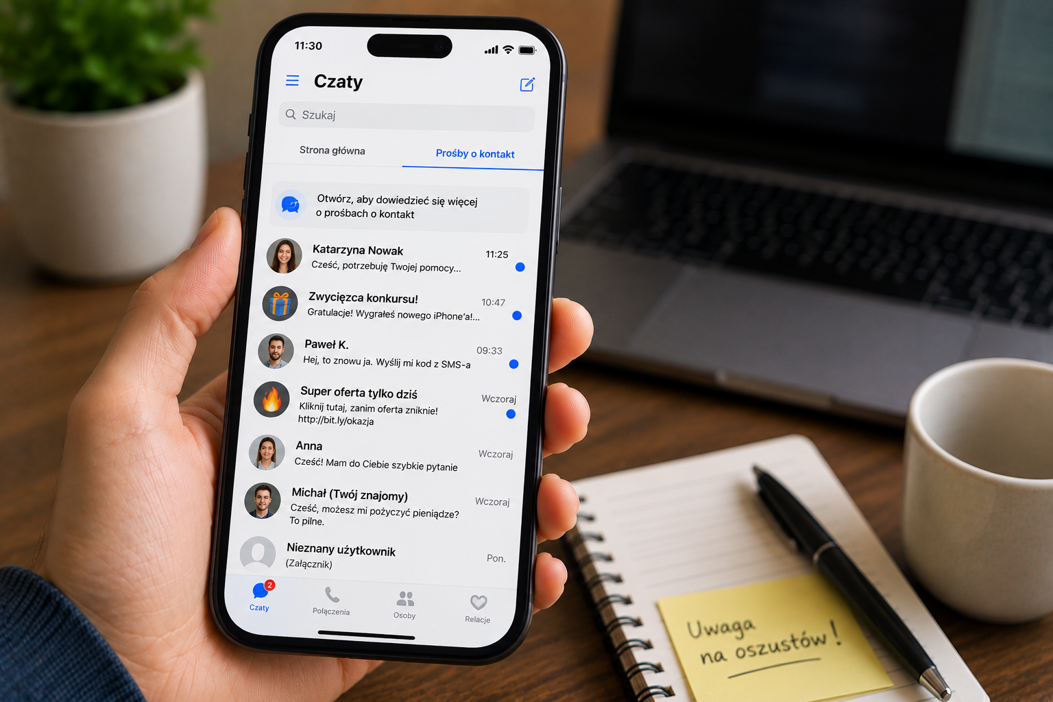 Messenger od krótkiej wiadomości do rozmowy wideo