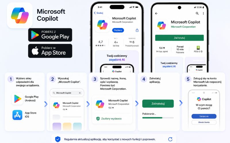 Microsoft Copilot – najważniejsze funkcje krok po kroku