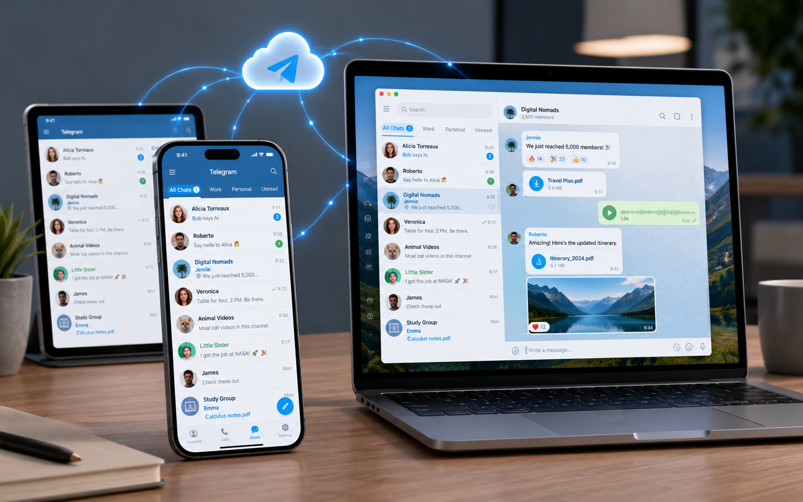 Telegram komunikator do rozmów, plików i dużych grup