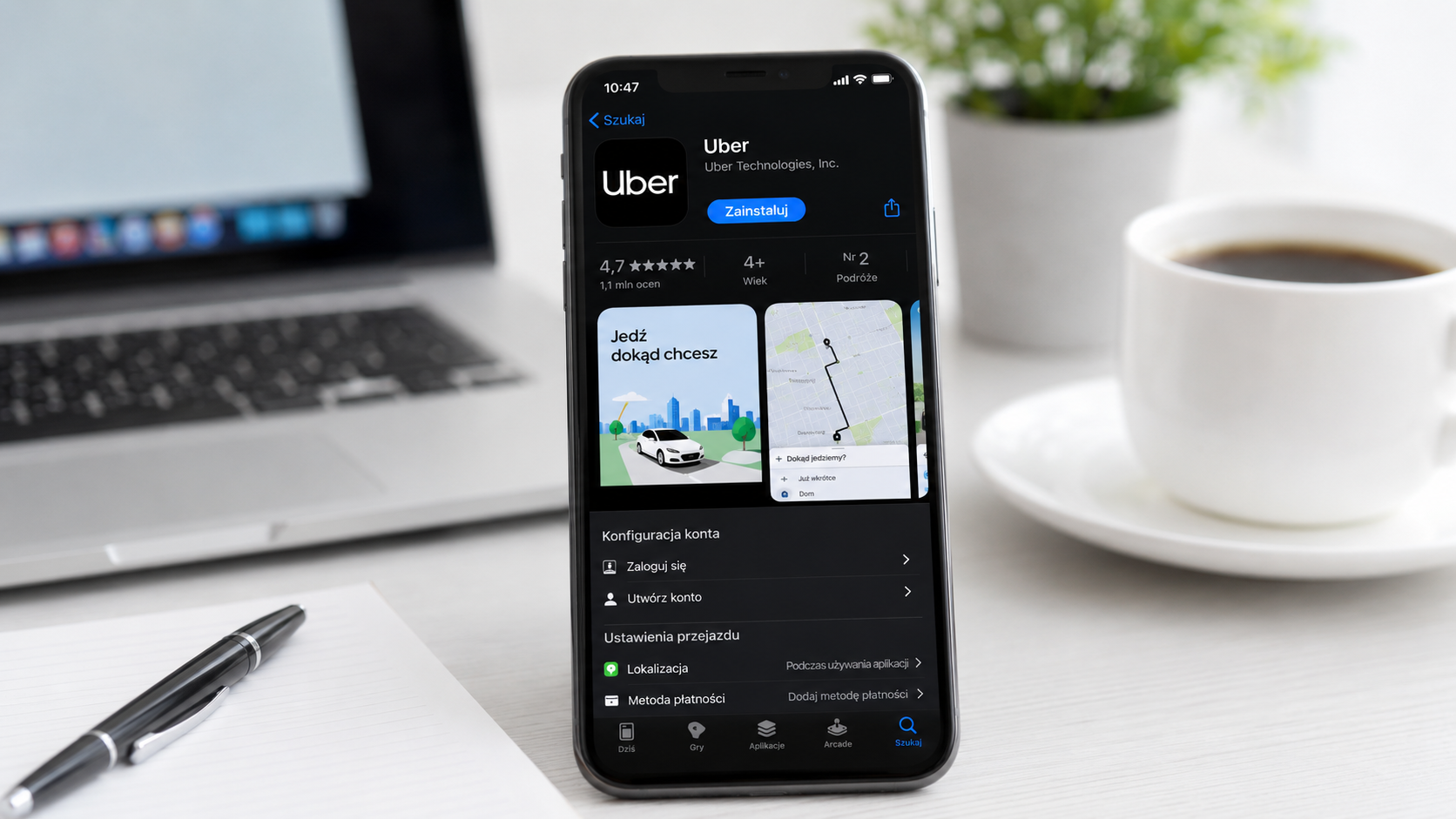 Uber do pracy czy codzienne przejazdy mają sens