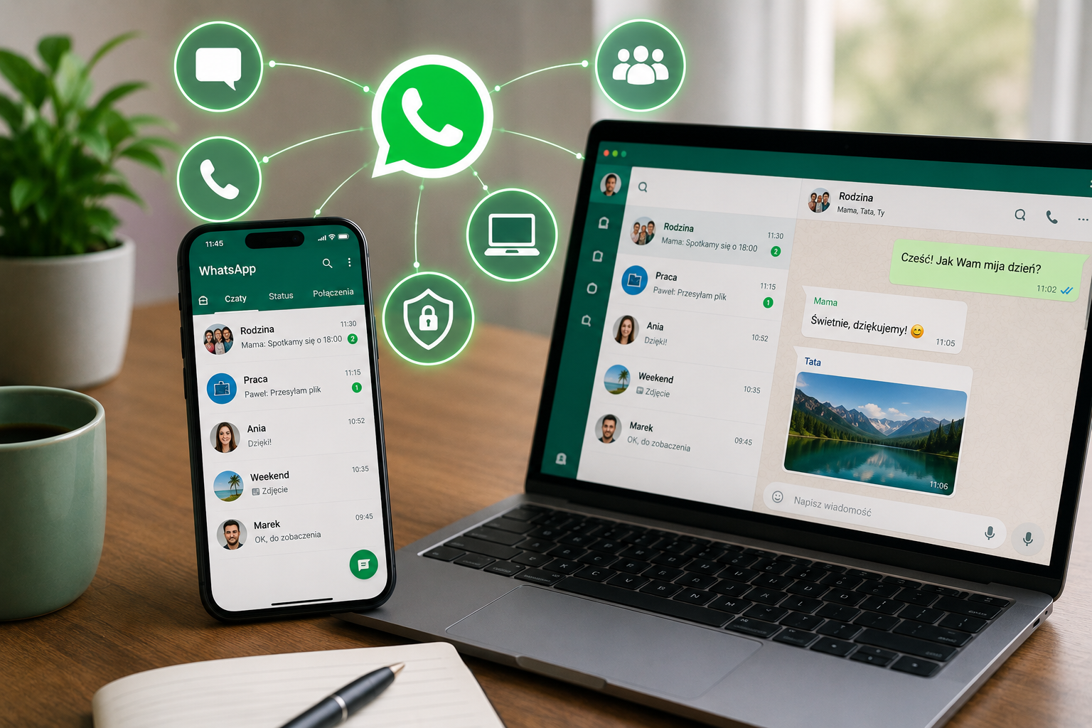 WhatsApp Messenger połączenia i wiadomości w jednej aplikacji