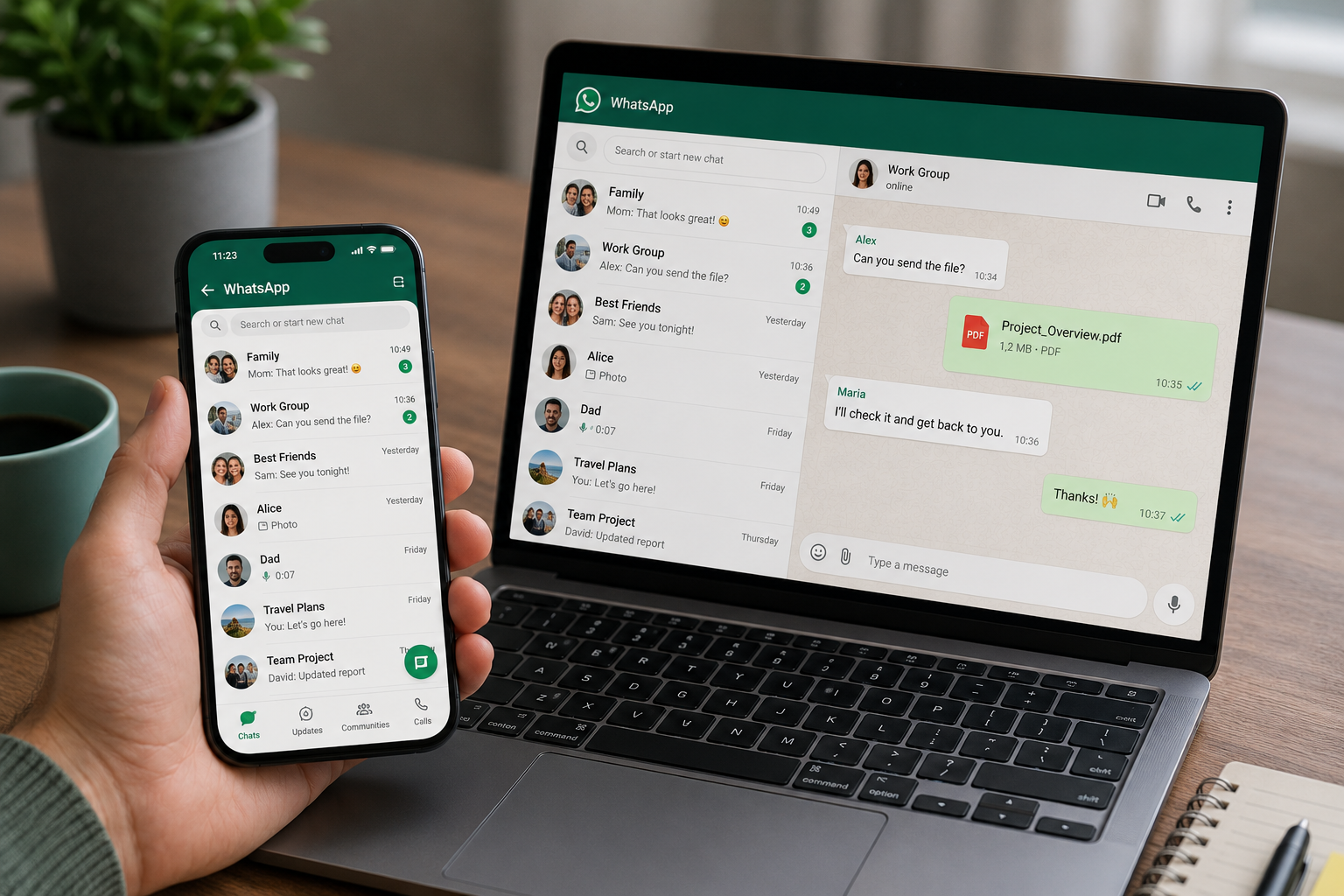 WhatsApp Messenger szybkie rozmowy i wiadomości bez ograniczeń